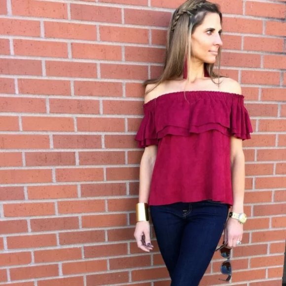 XS YFB Off Shoulder Top F06 1096 - Picture 1 of 8